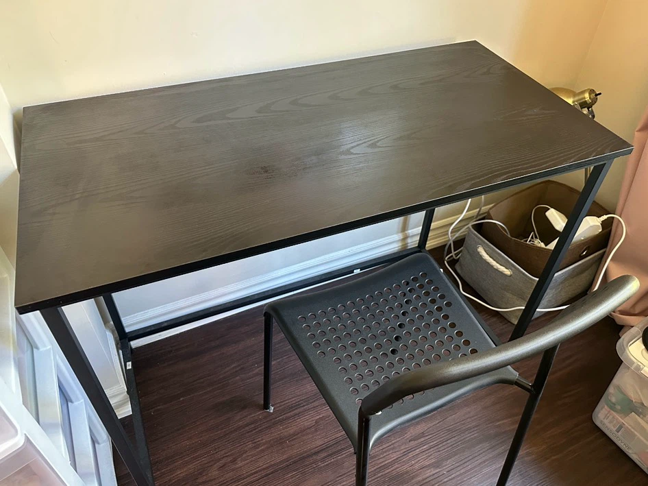 Computer Desk & Ikea Chair