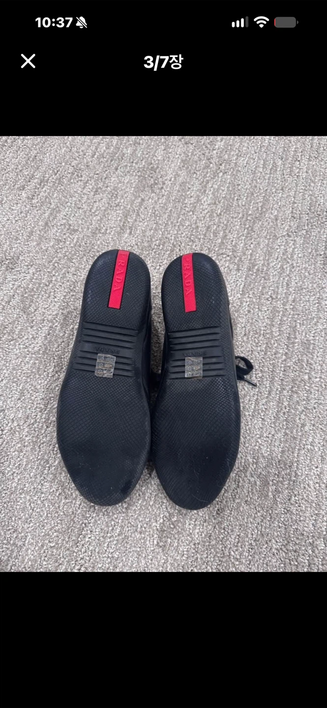 Prada woman Black Leather Sneakers - photo 4