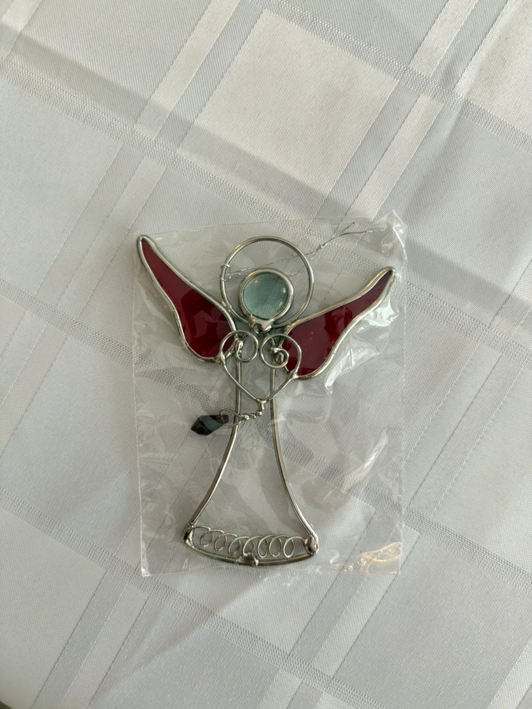 Stained Glass Angel Ornament - photo 3