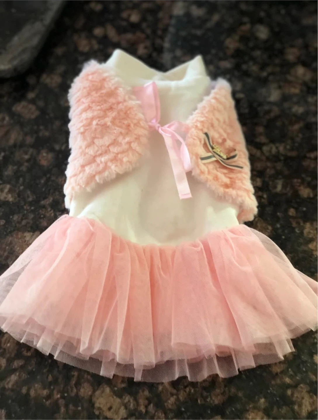 "J'adore" dog couture Size M