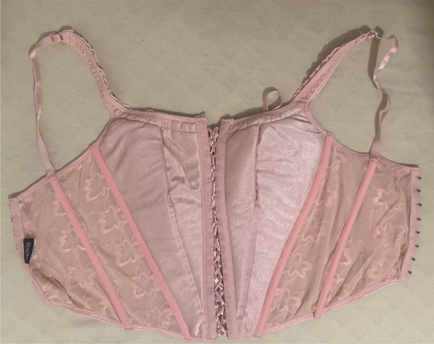 Pink Lace Corset Top - photo 2