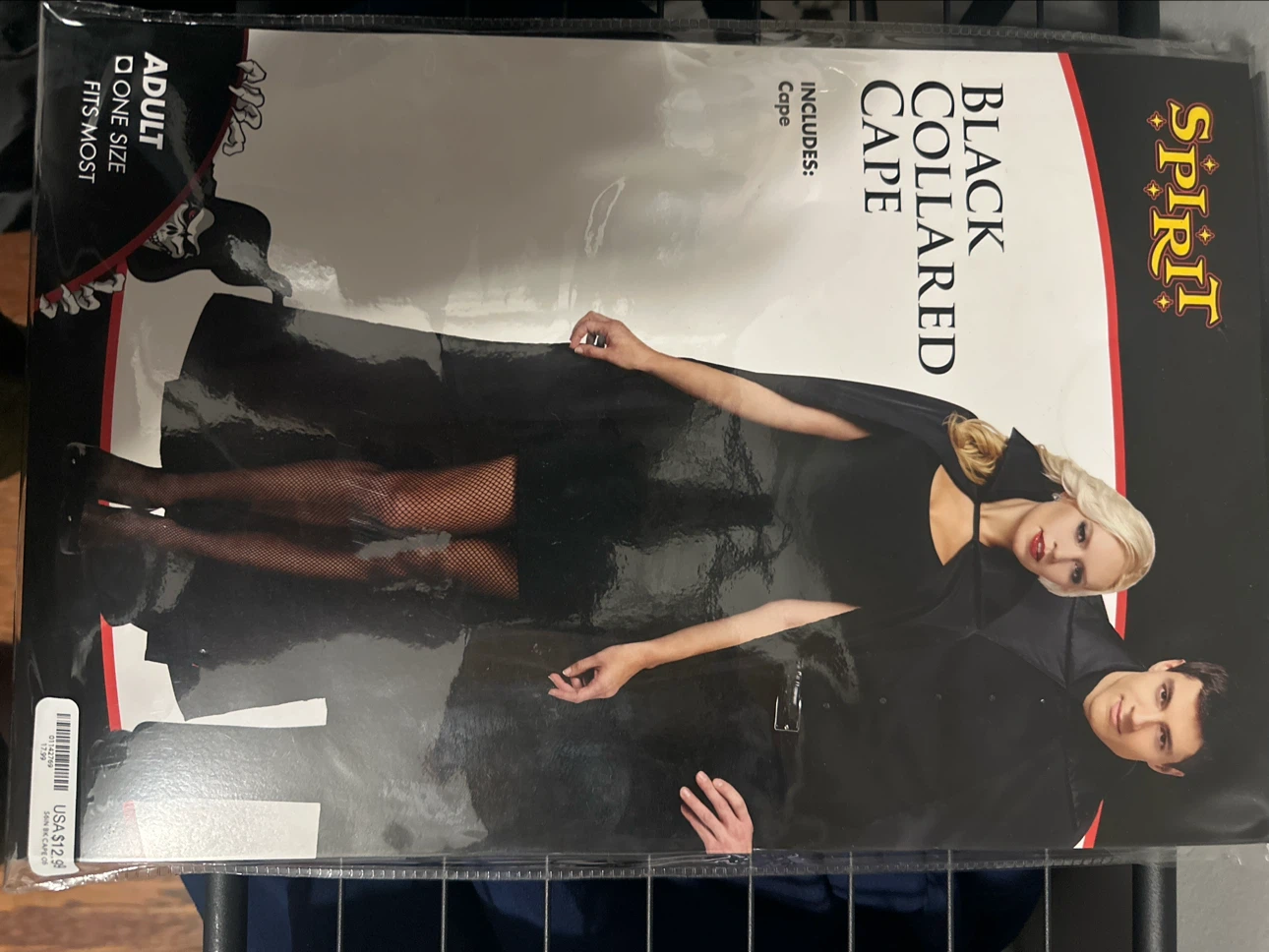 Spirit Black Collared Cape