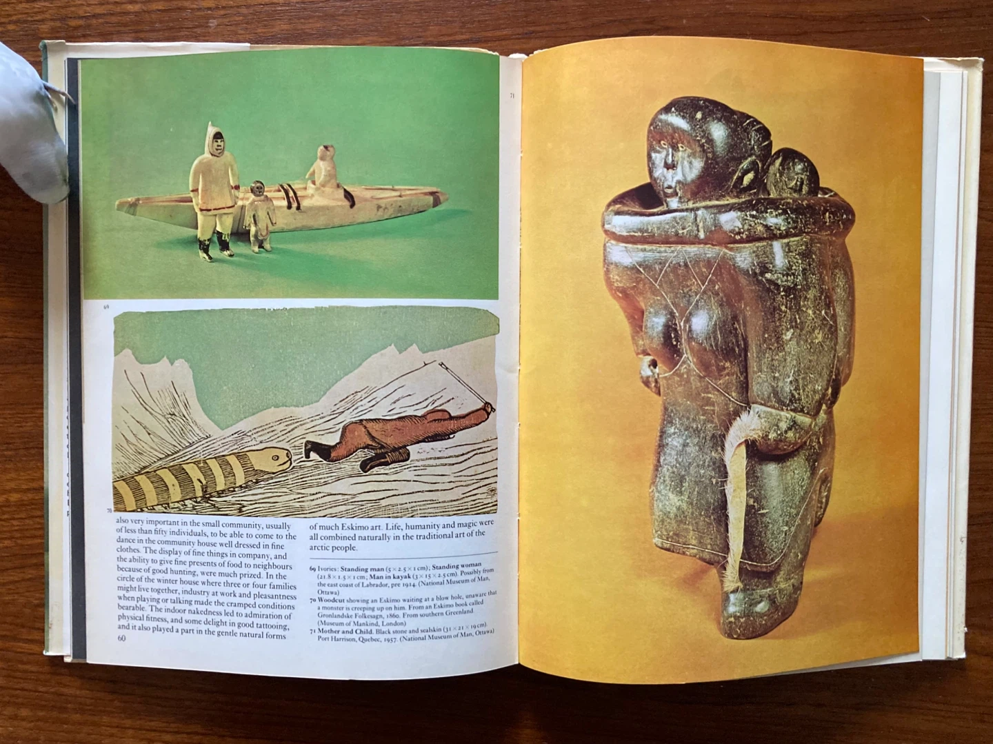 Vintage 1973 Inuit Art Book