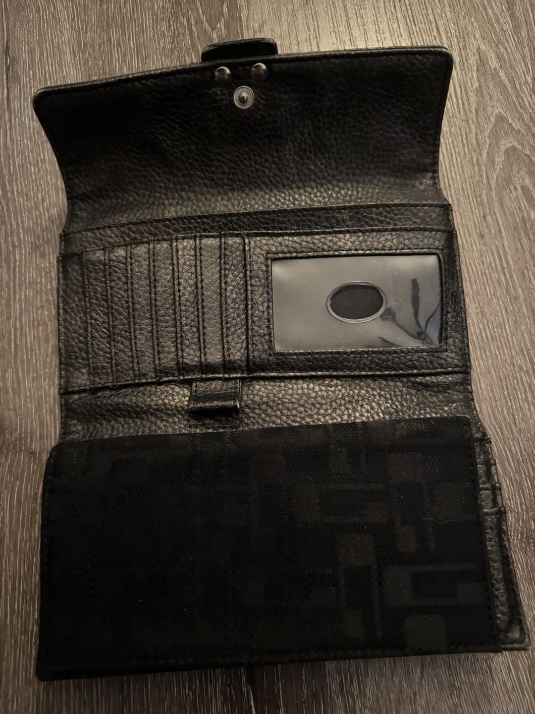 Guess black shoulder bag and matching wallet set - photo 3