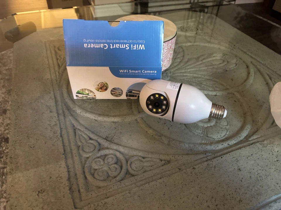 WiFi Smart Light Bulb Security Camera