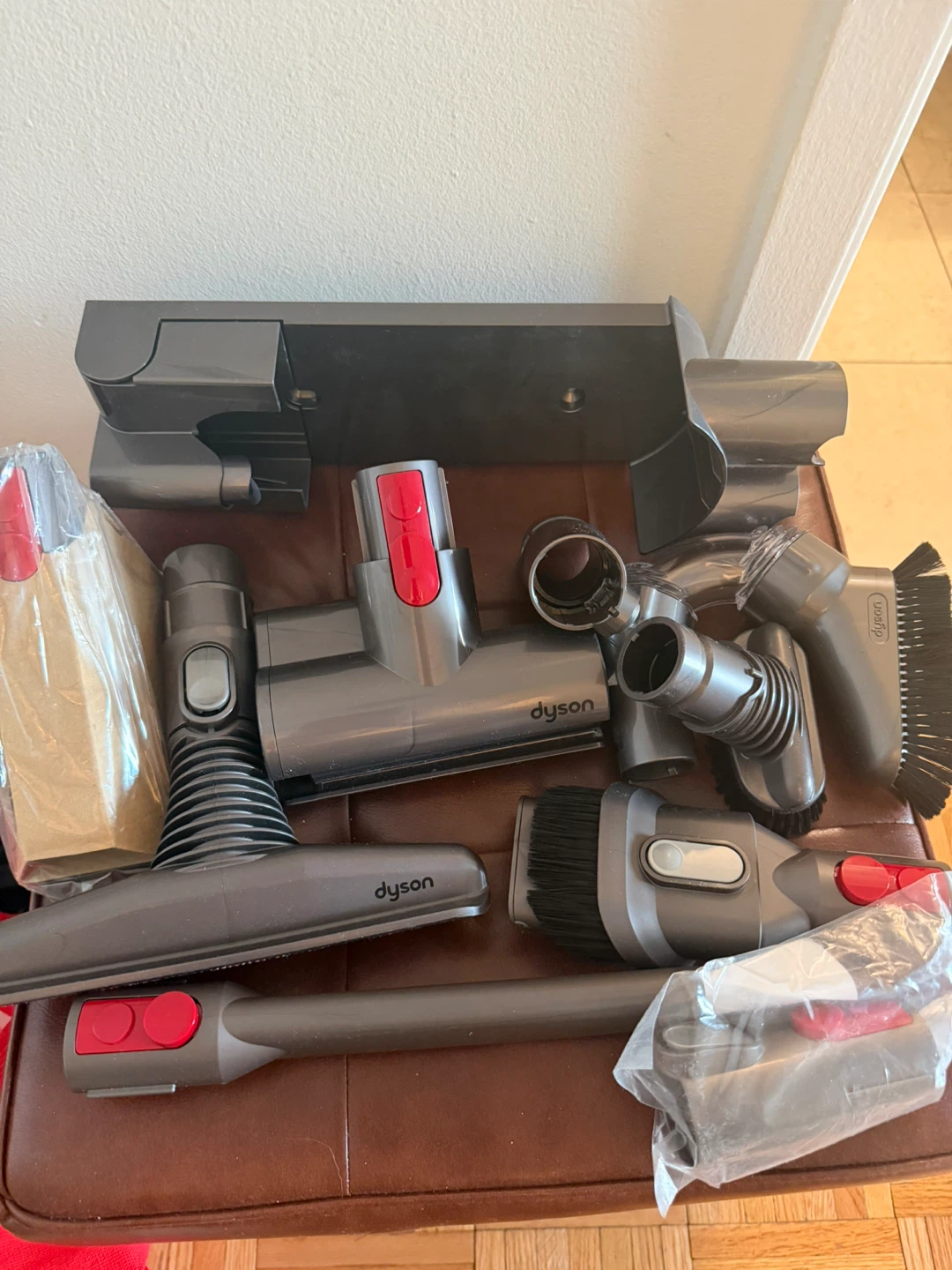 Dyson Vacuum Cleaner Attachments and Wall Mount