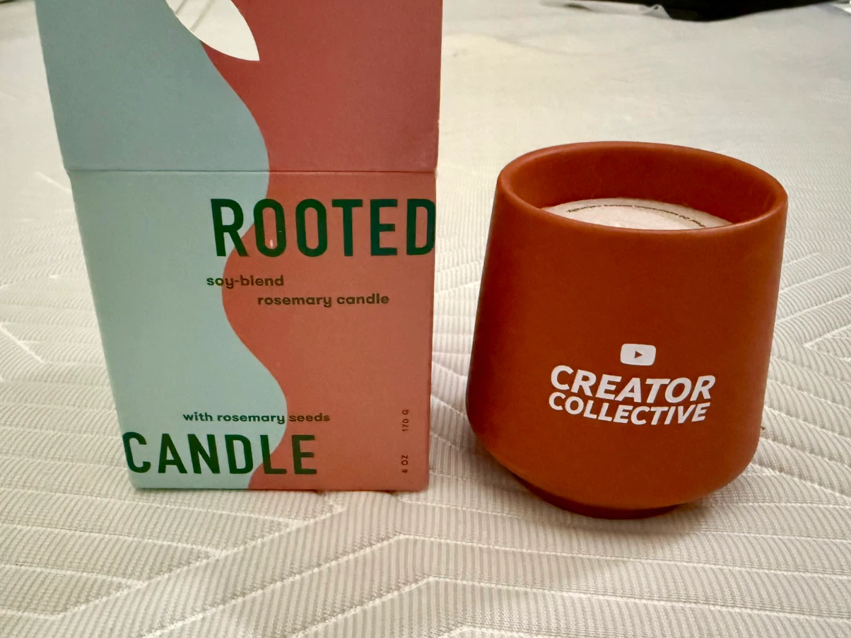 ROOTED Plantable Soy Candle - Rosemary (6 oz)