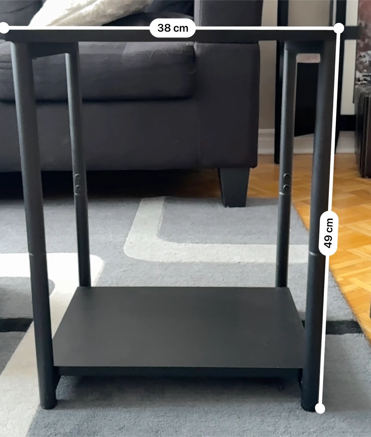 Two Black Side Tables - photo 2
