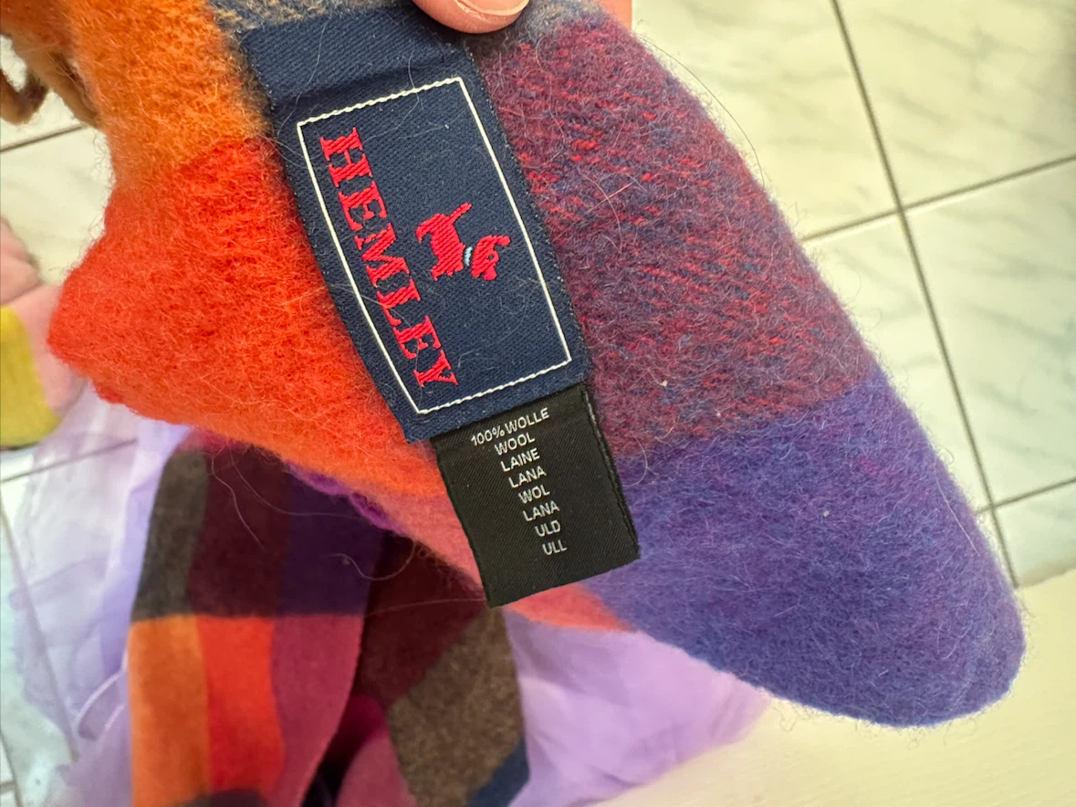 Hemley Multi-coloured Wool Scarf - photo 2
