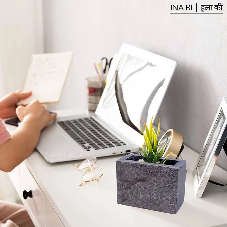 INA KI Natural Stone Planter for Desk - BN - photo 3
