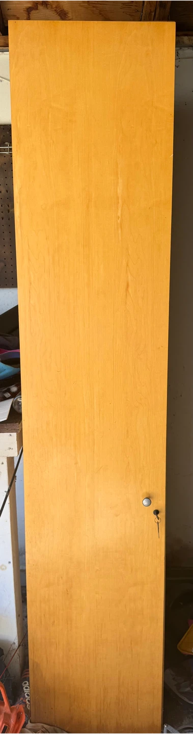 Wooden locker