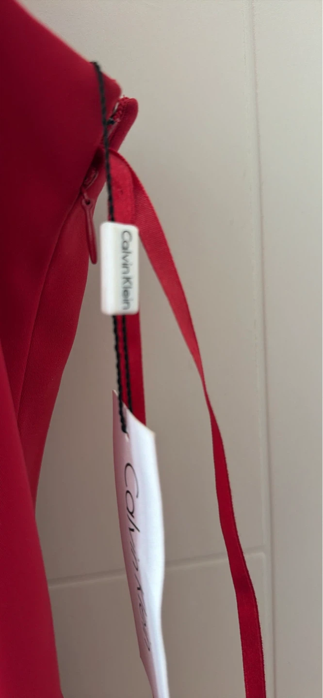 New Calvin Klein Red Sleeveless Dress - photo 2