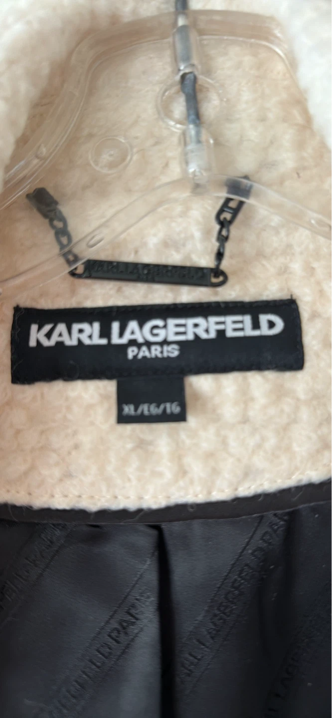 Karl Lagerfeld Paris Cream Boucle Coat - photo 2