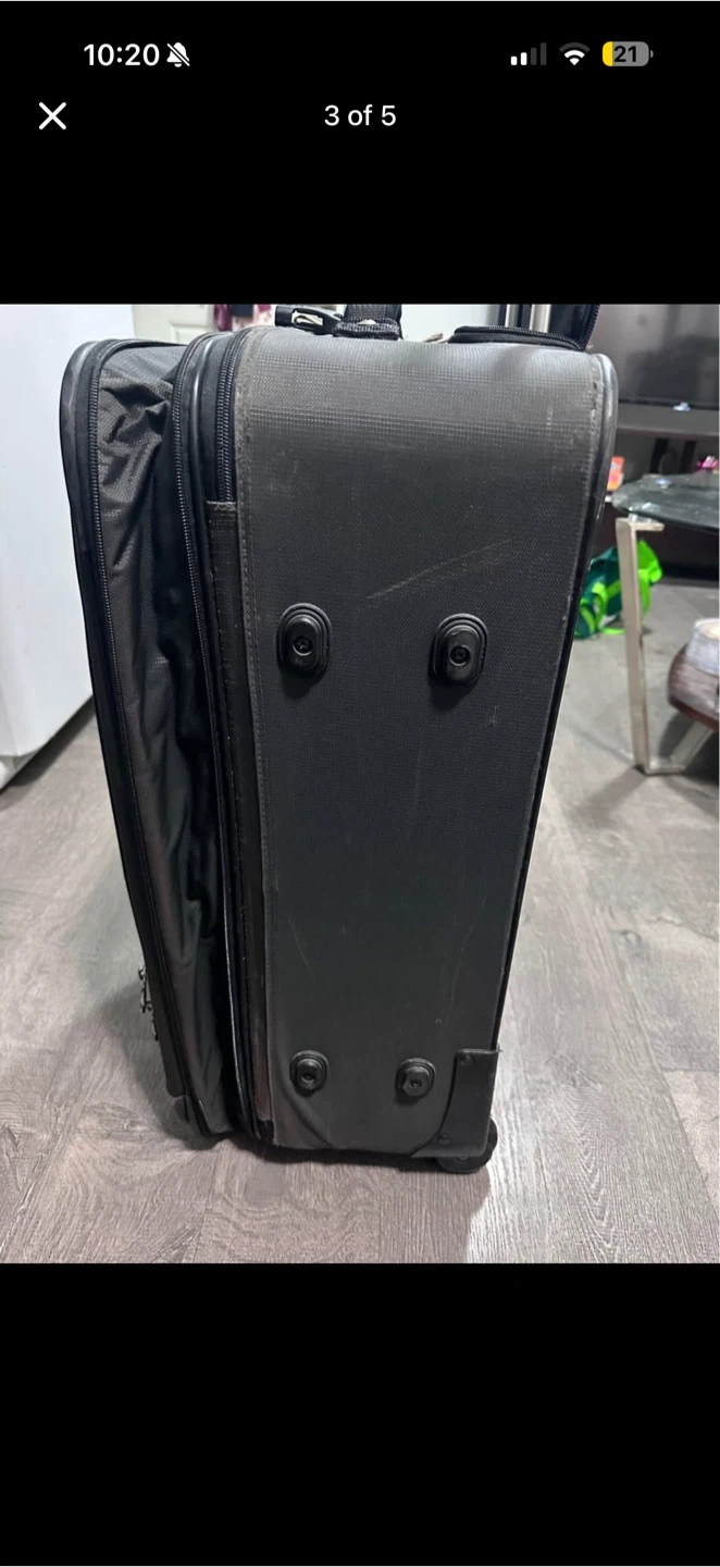 Black Carry-on Rolling Suitcase - photo 3