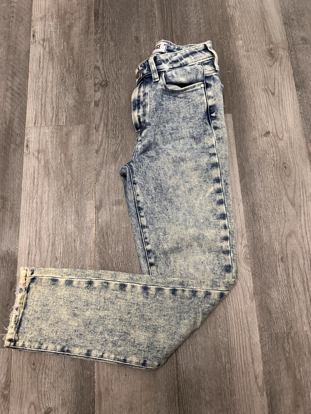 PAIGE Acid Wash Skinny Jeans Size 25