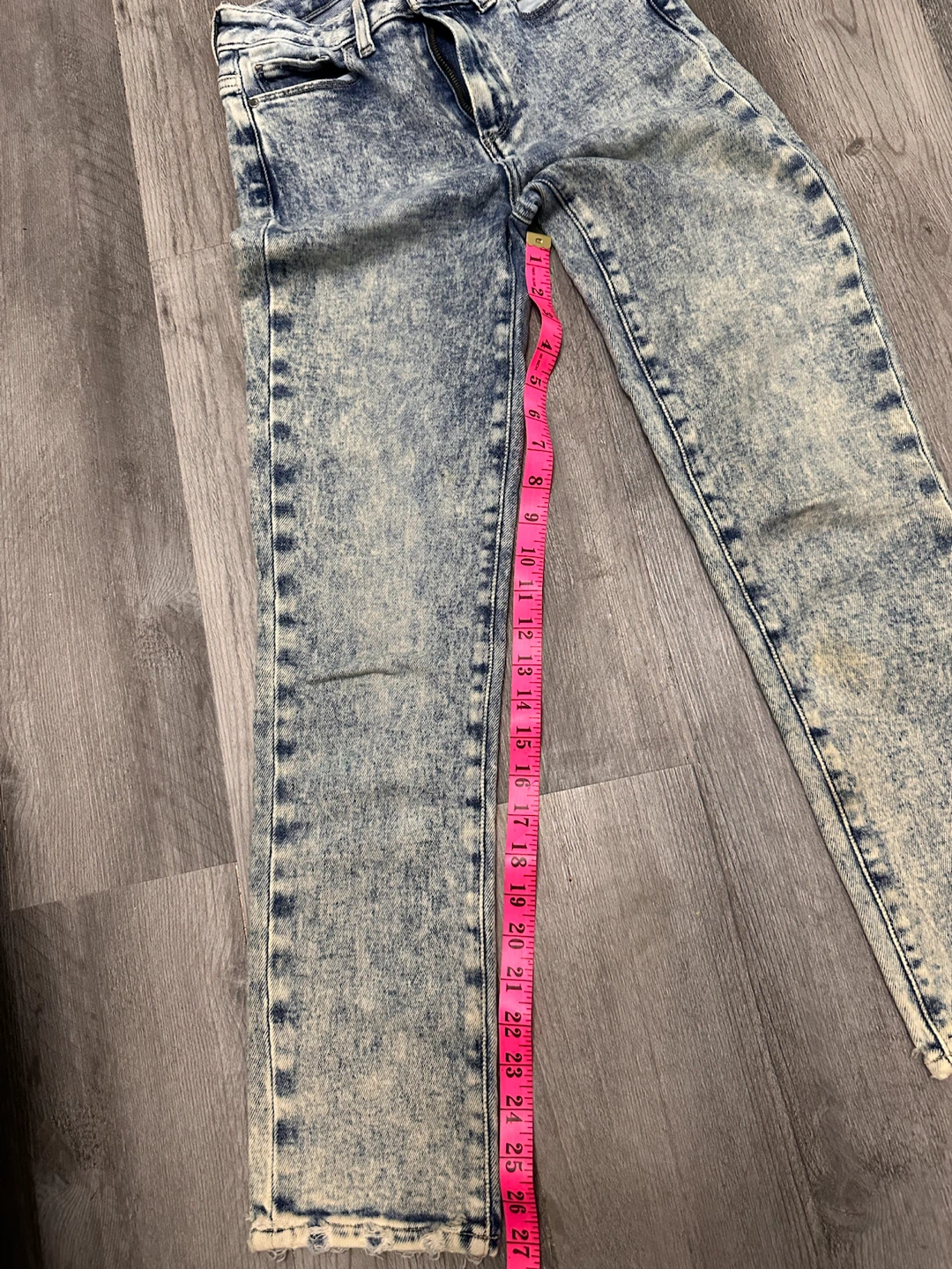 PAIGE Acid Wash Skinny Jeans Size 25 - photo 3