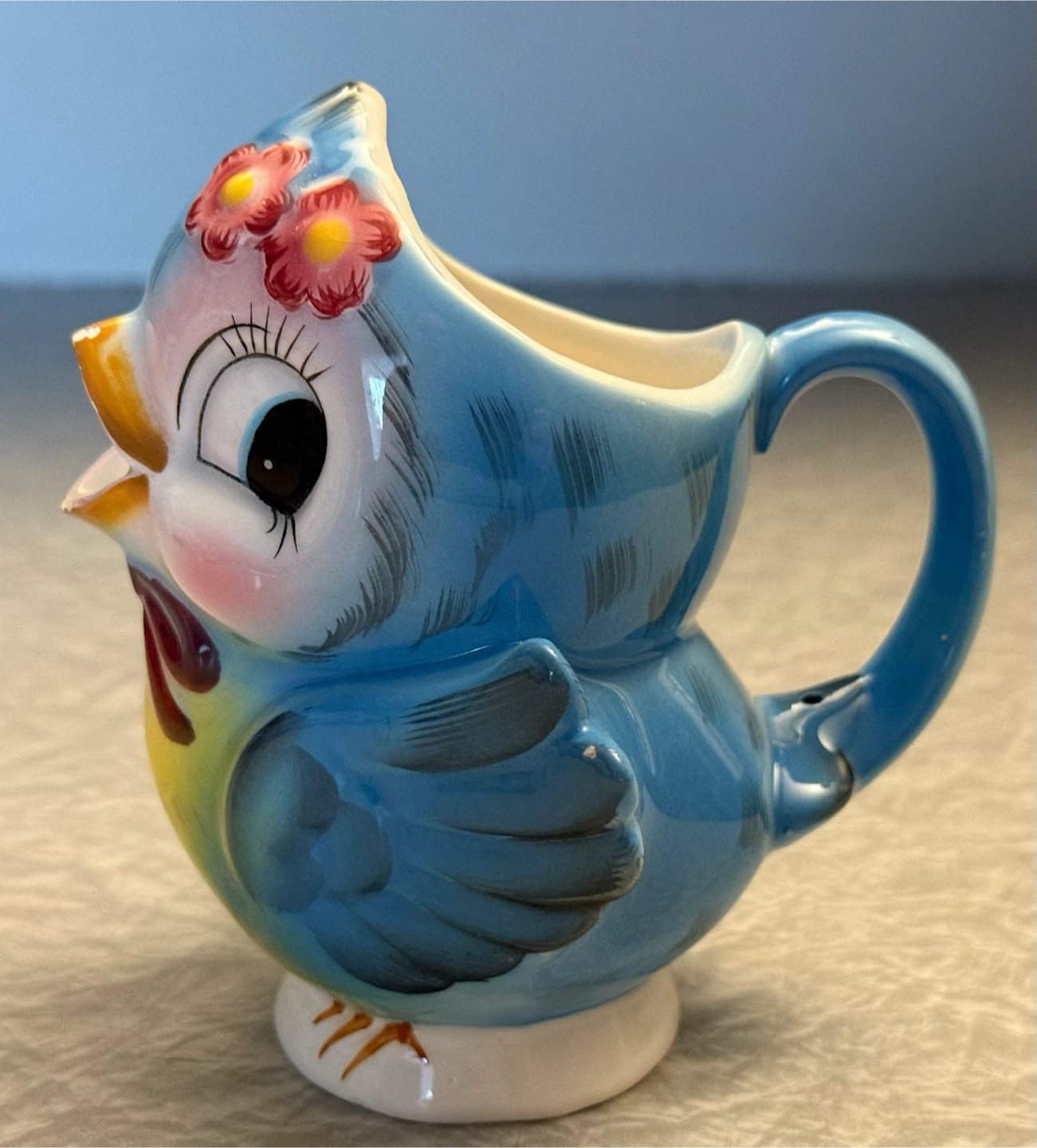Vintage Lefton Blue Bird Creamer - photo 2