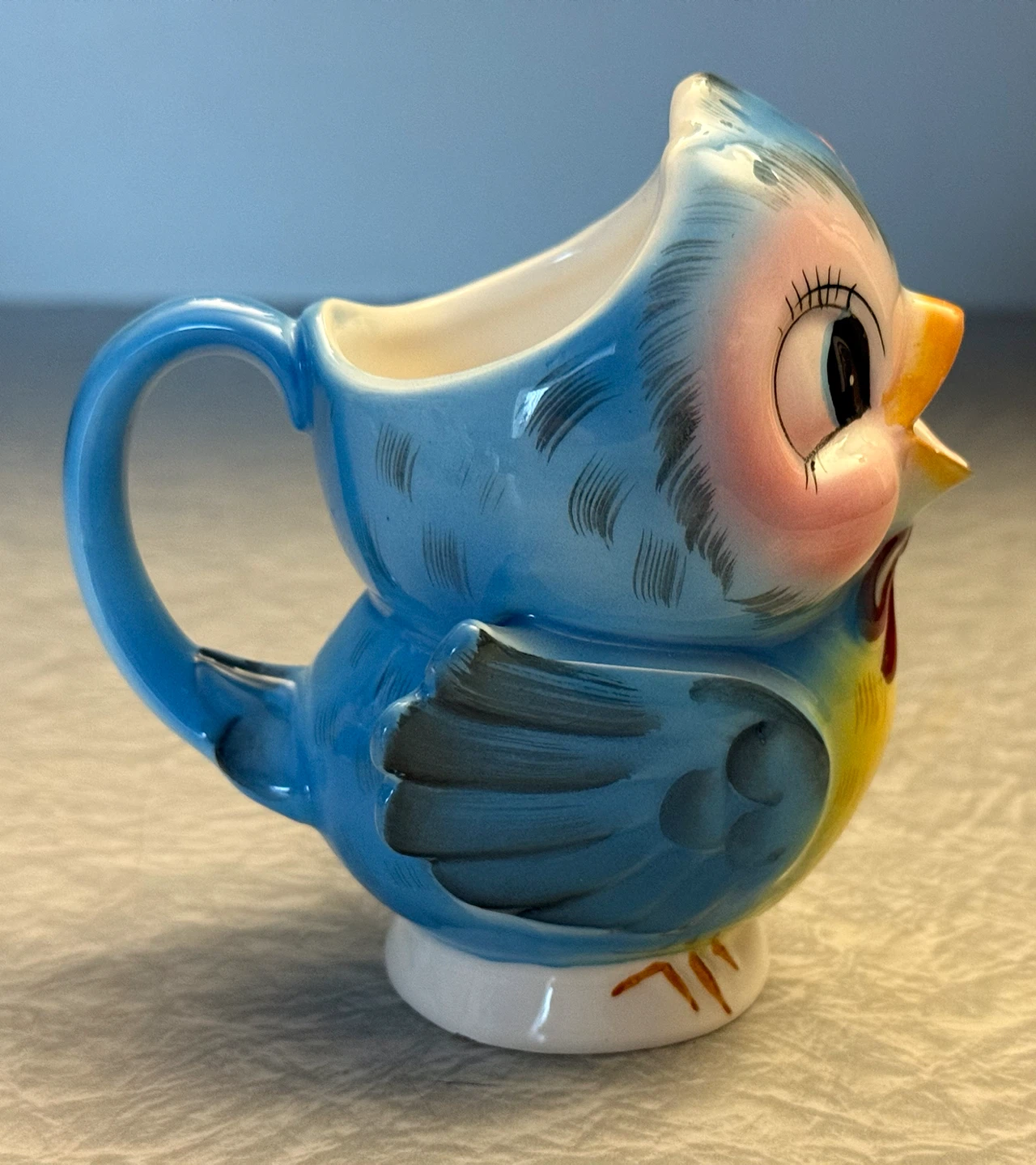 Vintage Lefton Blue Bird Creamer - photo 4