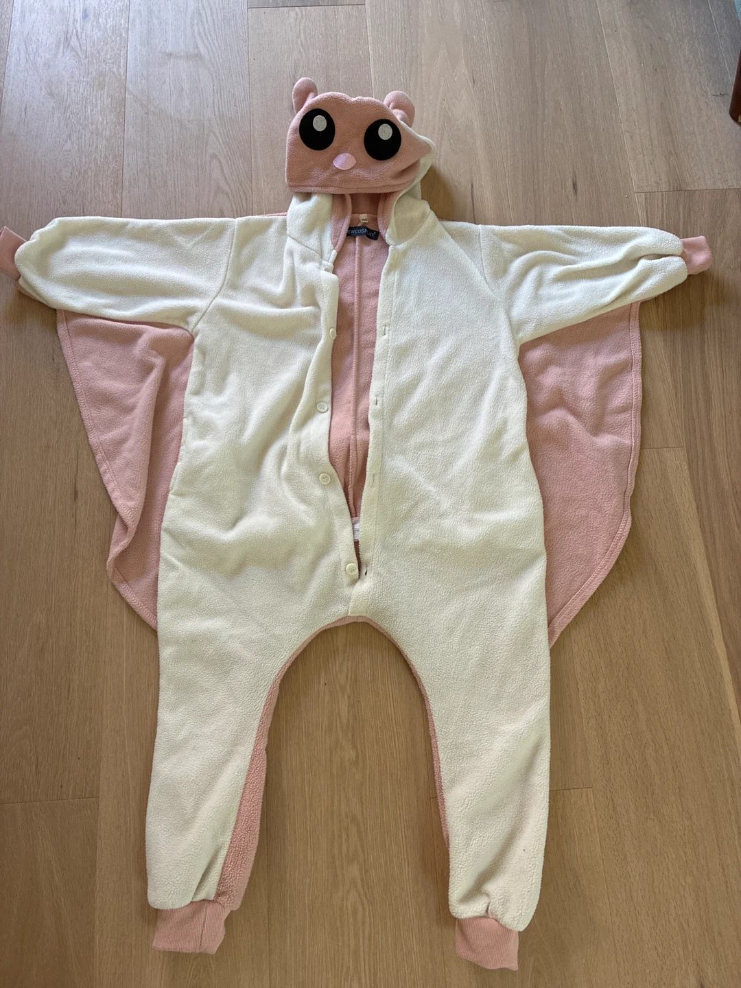 Kid sized Flying Squirrel Onesie/Costume