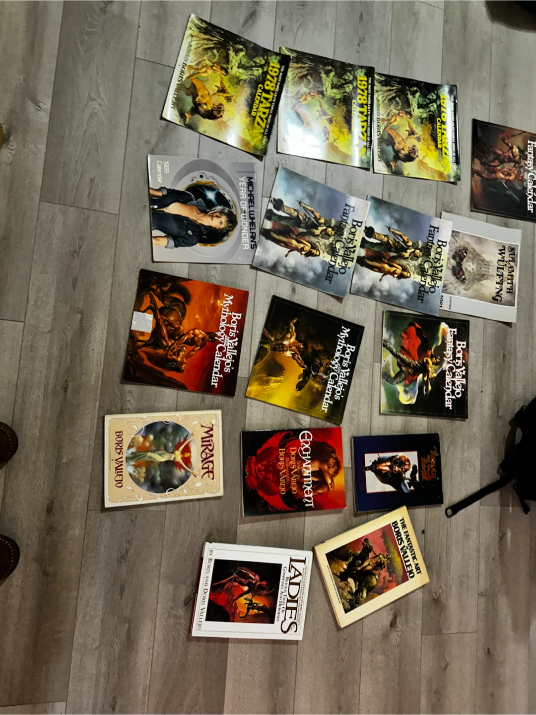 Boris Vallejo Vintage Calendar & Book Collection