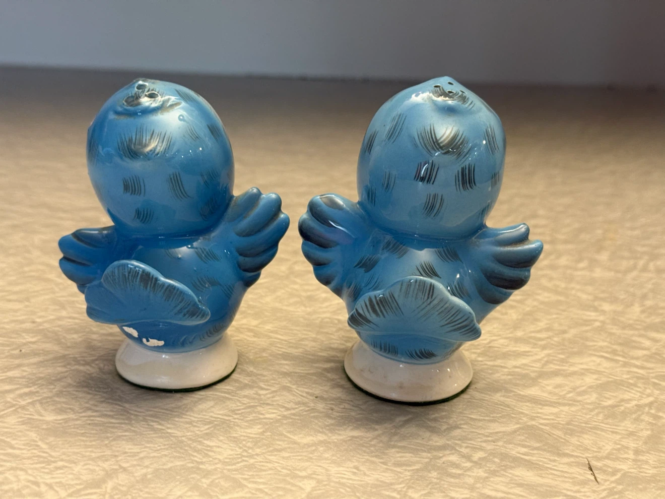 Vintage Blue Bird Salt and Pepper Set - photo 3