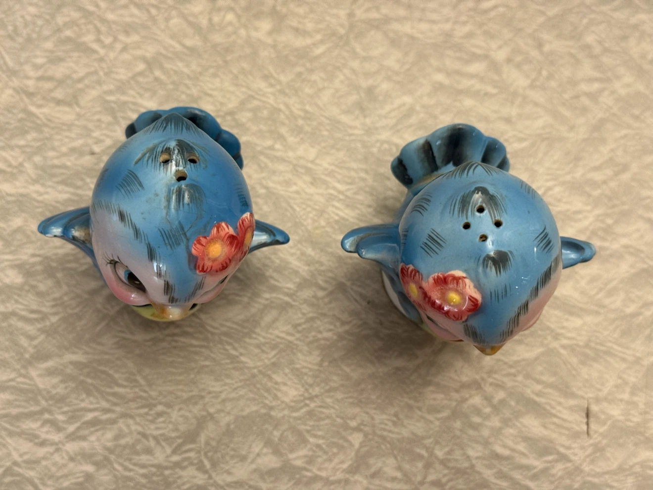 Vintage Blue Bird Salt and Pepper Set - photo 5