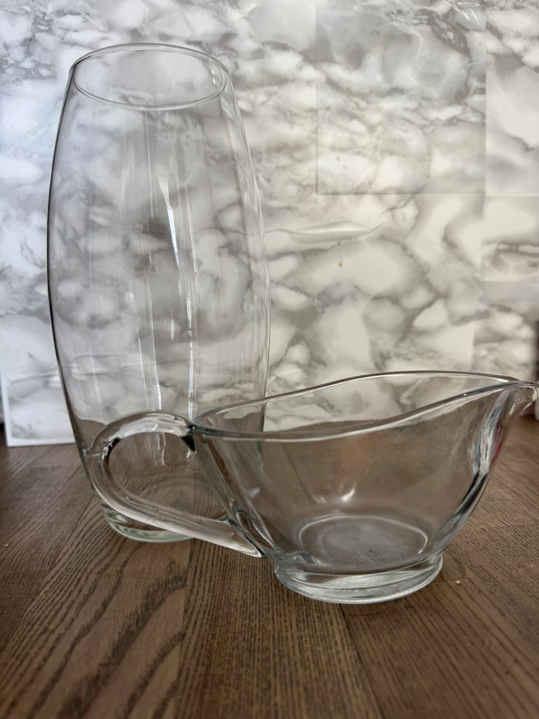 RH bought European made Glass Pitcher and Sauce Boat Set - photo 2
