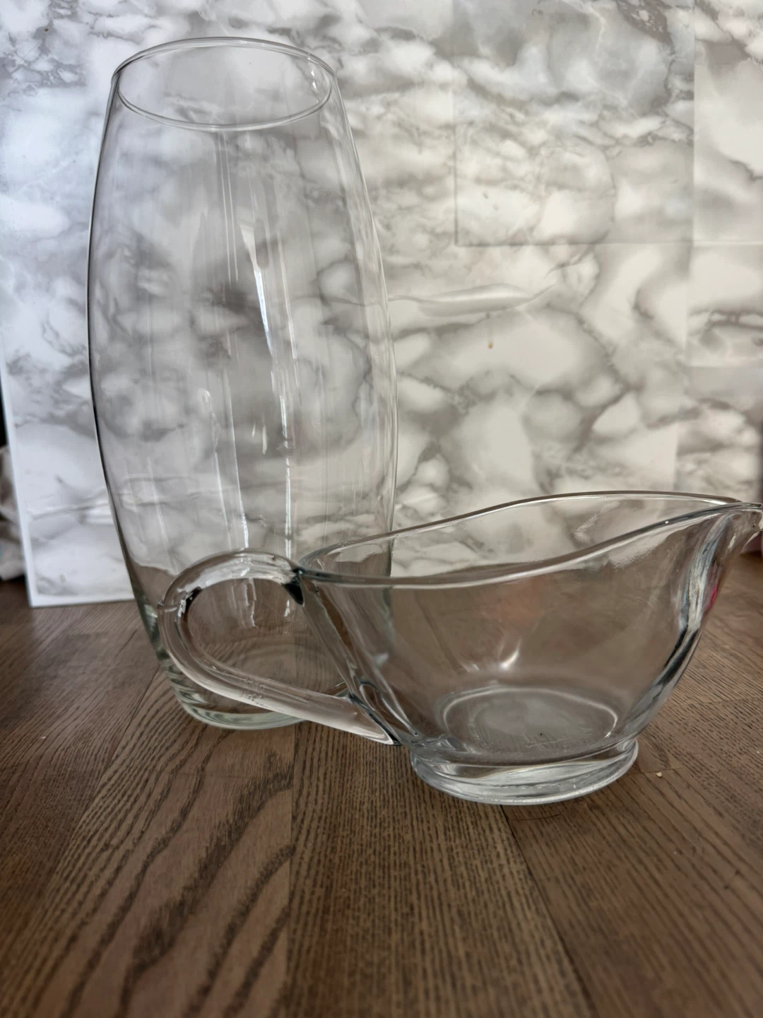 RH bought European made Glass Pitcher and Sauce Boat Set - photo 3