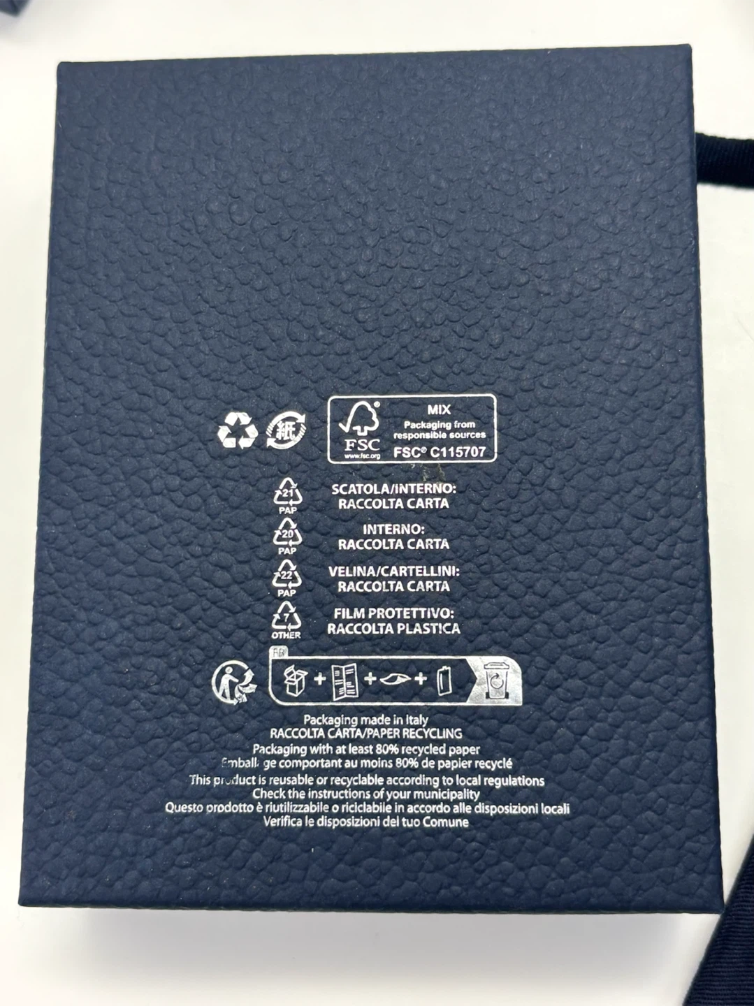 Dior Navy Blue Gift Box With Dust Bag - photo 4