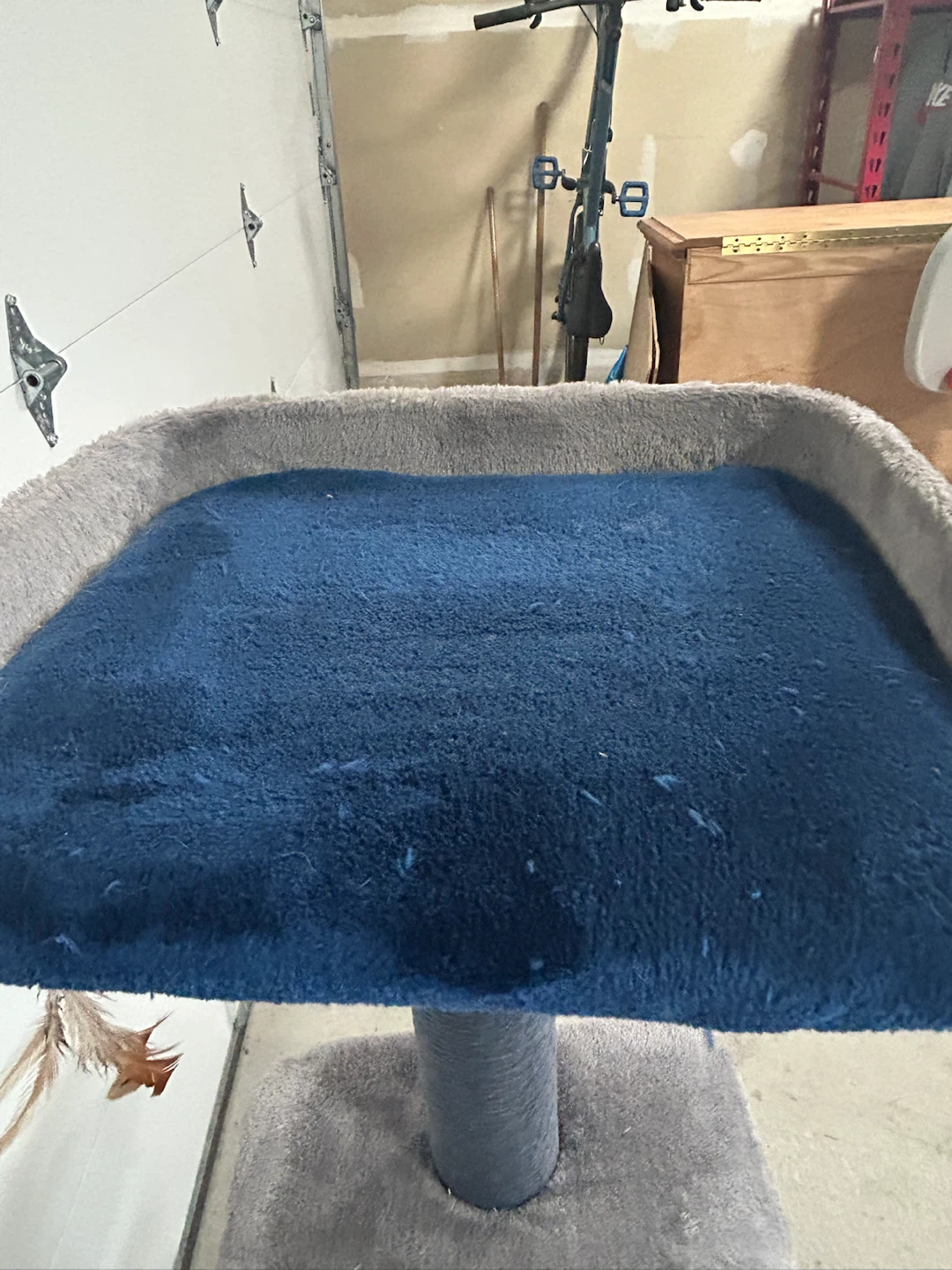 Multi-Level Blue and Grey Cat Tree - photo 4