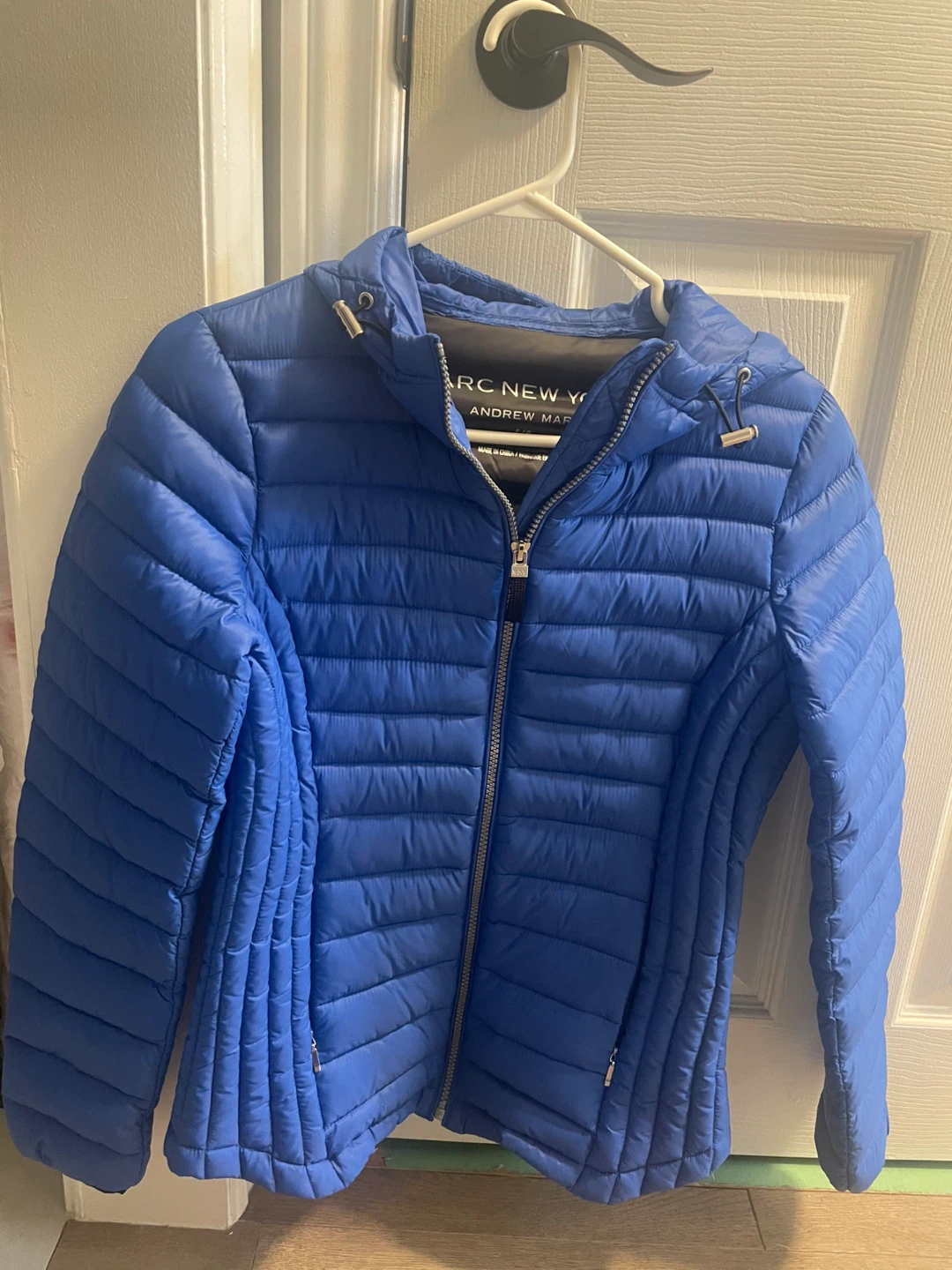 NEW! Marc New York Packable Puffer Jacket - Blue