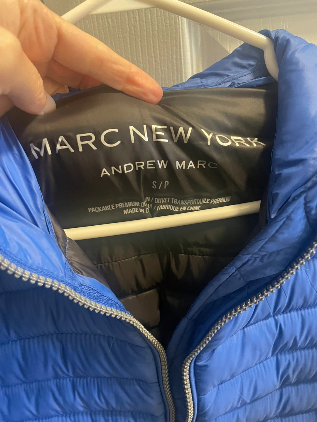 NEW! Marc New York Packable Puffer Jacket - Blue - photo 2