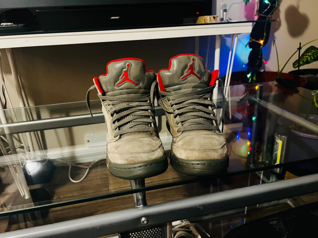 Nike Air Jordan 5 Retro Olive Sneakers - photo 2