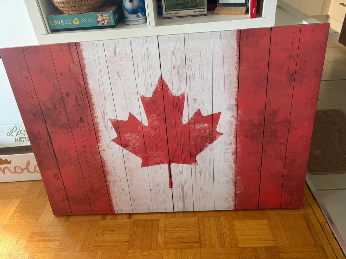 Canadian flag art - 2ft by 3ft