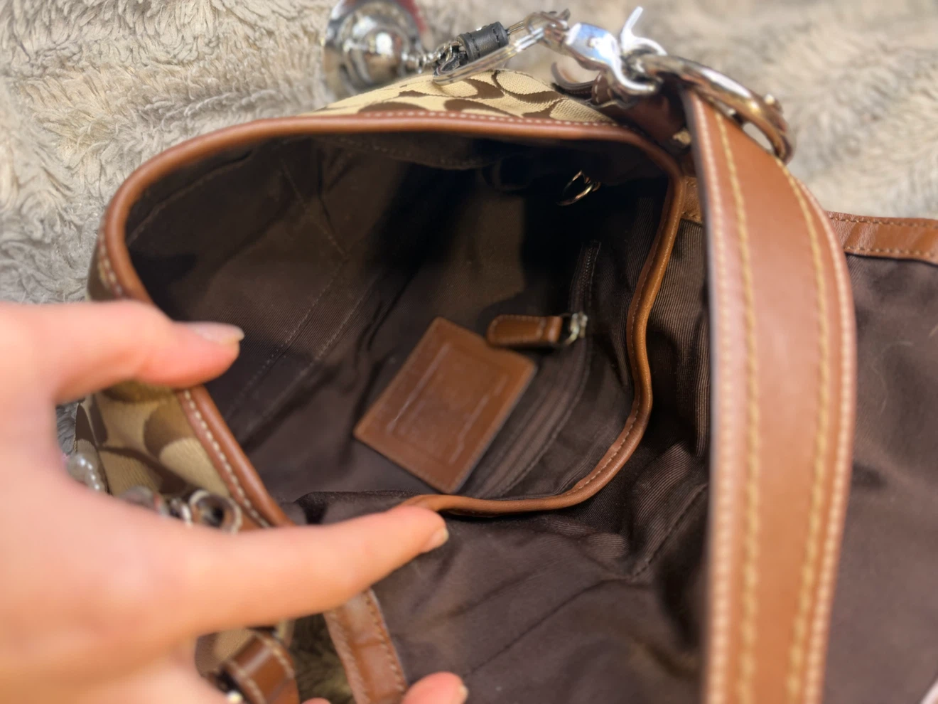 rare Coach Signature soho Shoulder Bag - photo 5