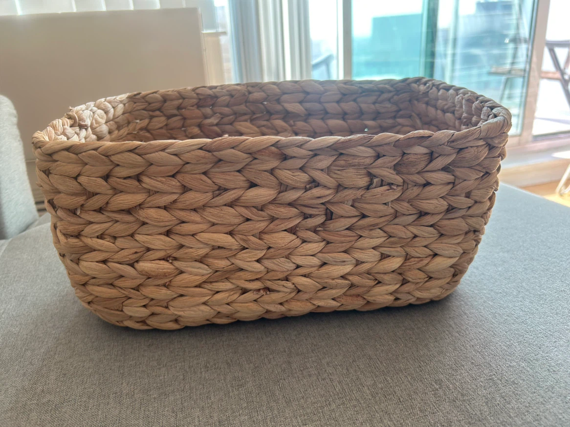 Woven Seagrass Storage Basket - photo 2