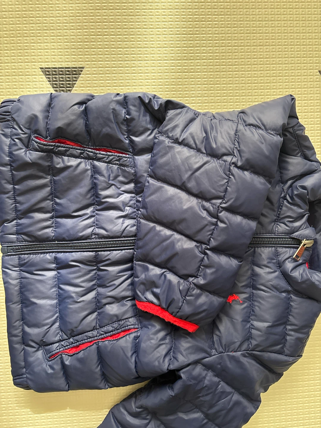 Ralph Lauren Navy Puffer Jacket - 24M - photo 3