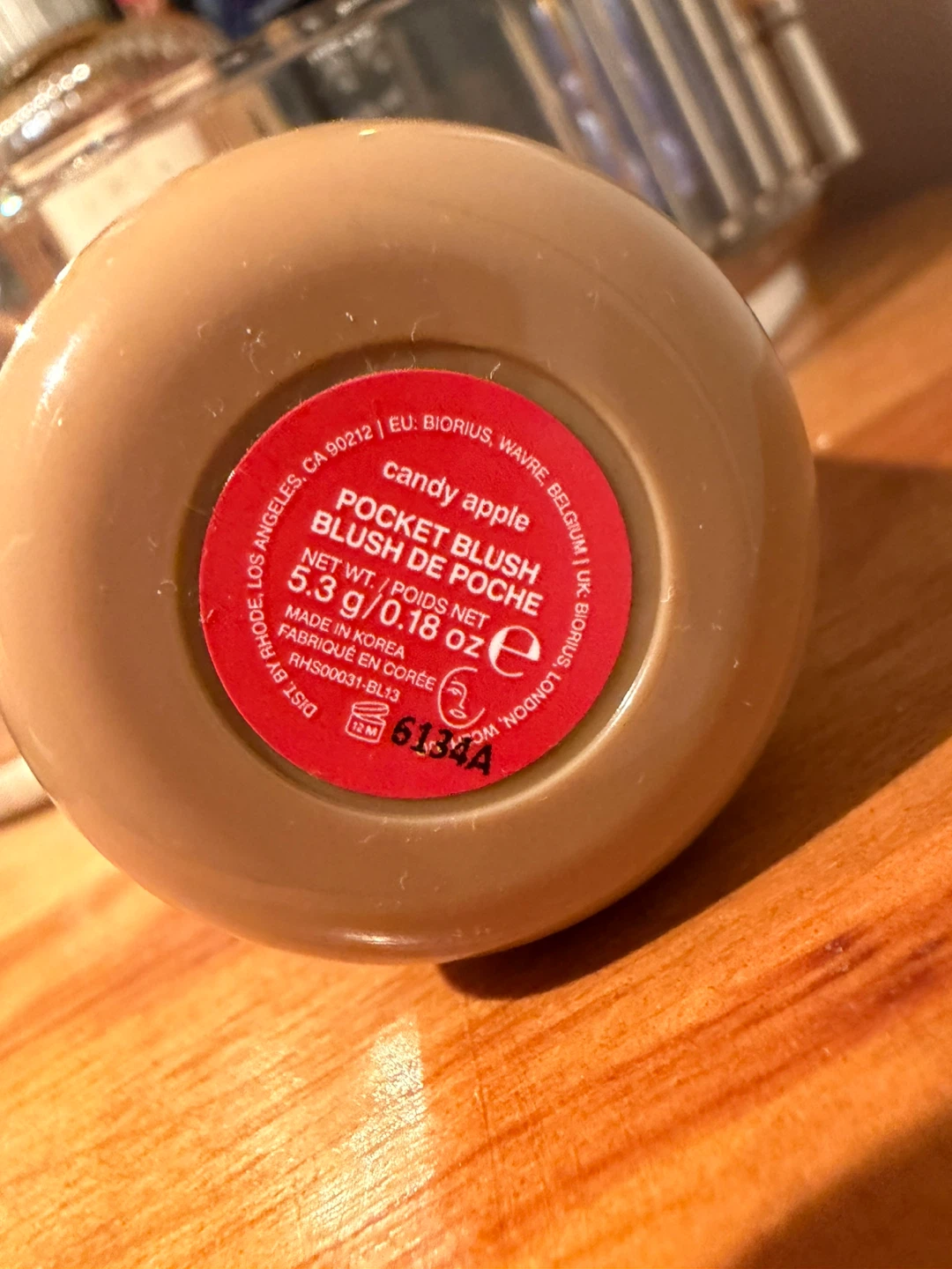 Free Rhode Pocket Blush in Candy Apple - photo 3