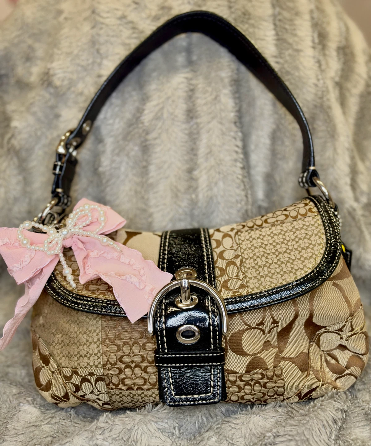 Rare Coach soho patch work