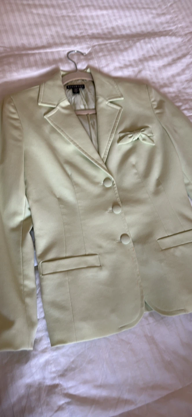 Bebe light green suit jackets - photo 2