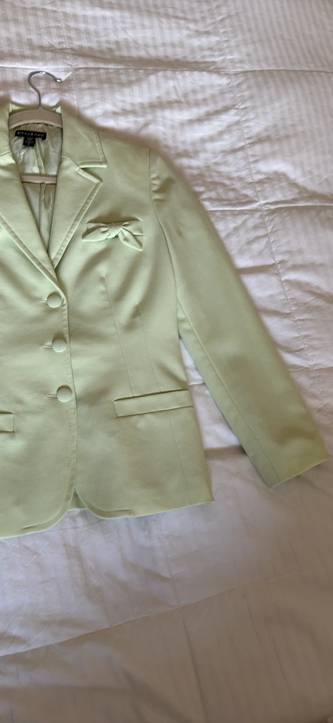 Bebe light green suit jackets - photo 3