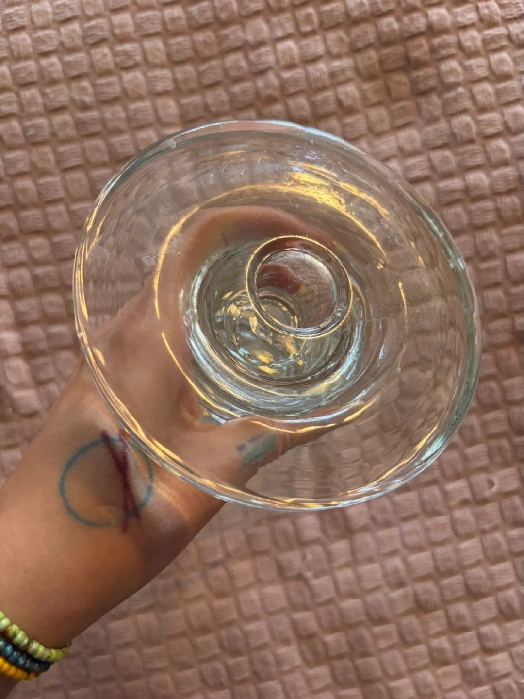 Glass candle holder - photo 3