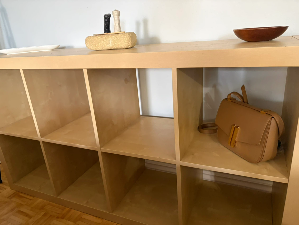 IKEA KALLAX Shelf Unit White Stained Oak Effect - photo 2