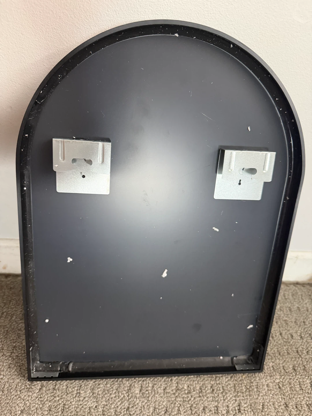 Arched Black Wall Mirror - photo 5