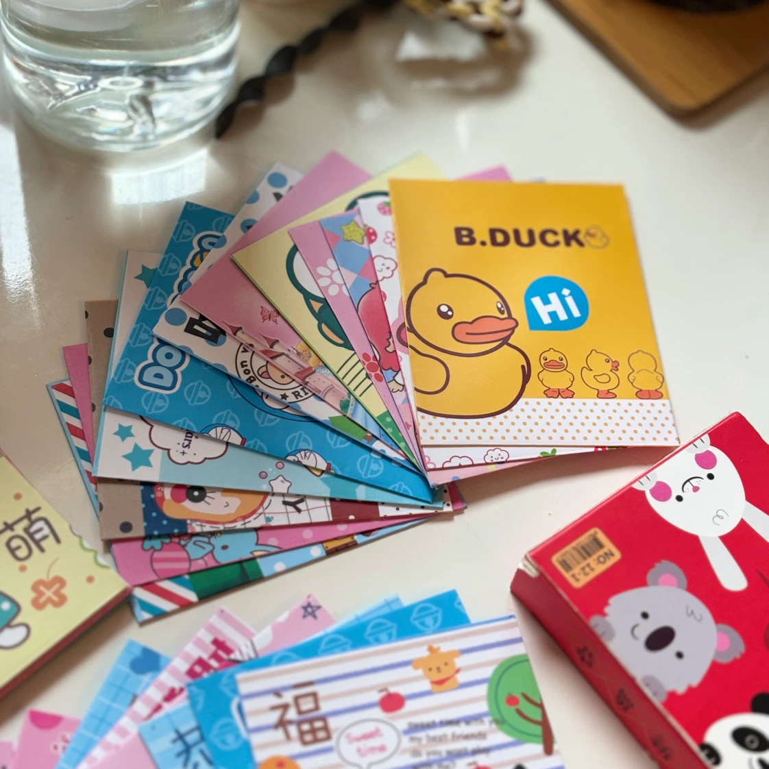 Multicolor Cartoon Envelopes 34 Count