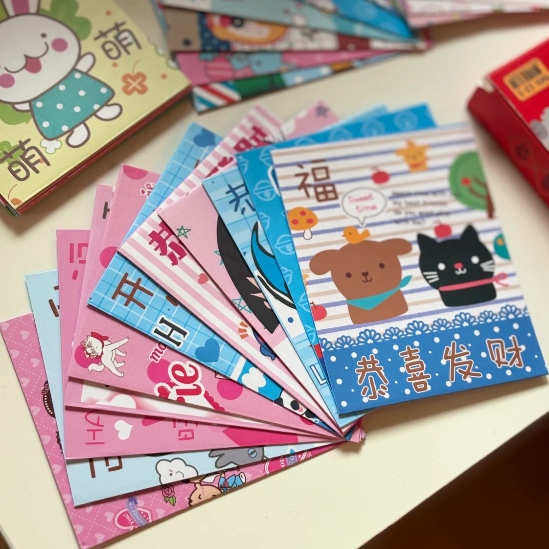 Multicolor Cartoon Envelopes 34 Count - photo 2
