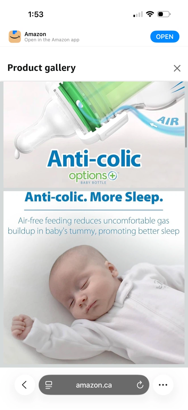 Dr. Brown's Options+ Anti-Colic Baby Bottles 4-Pack - photo 3