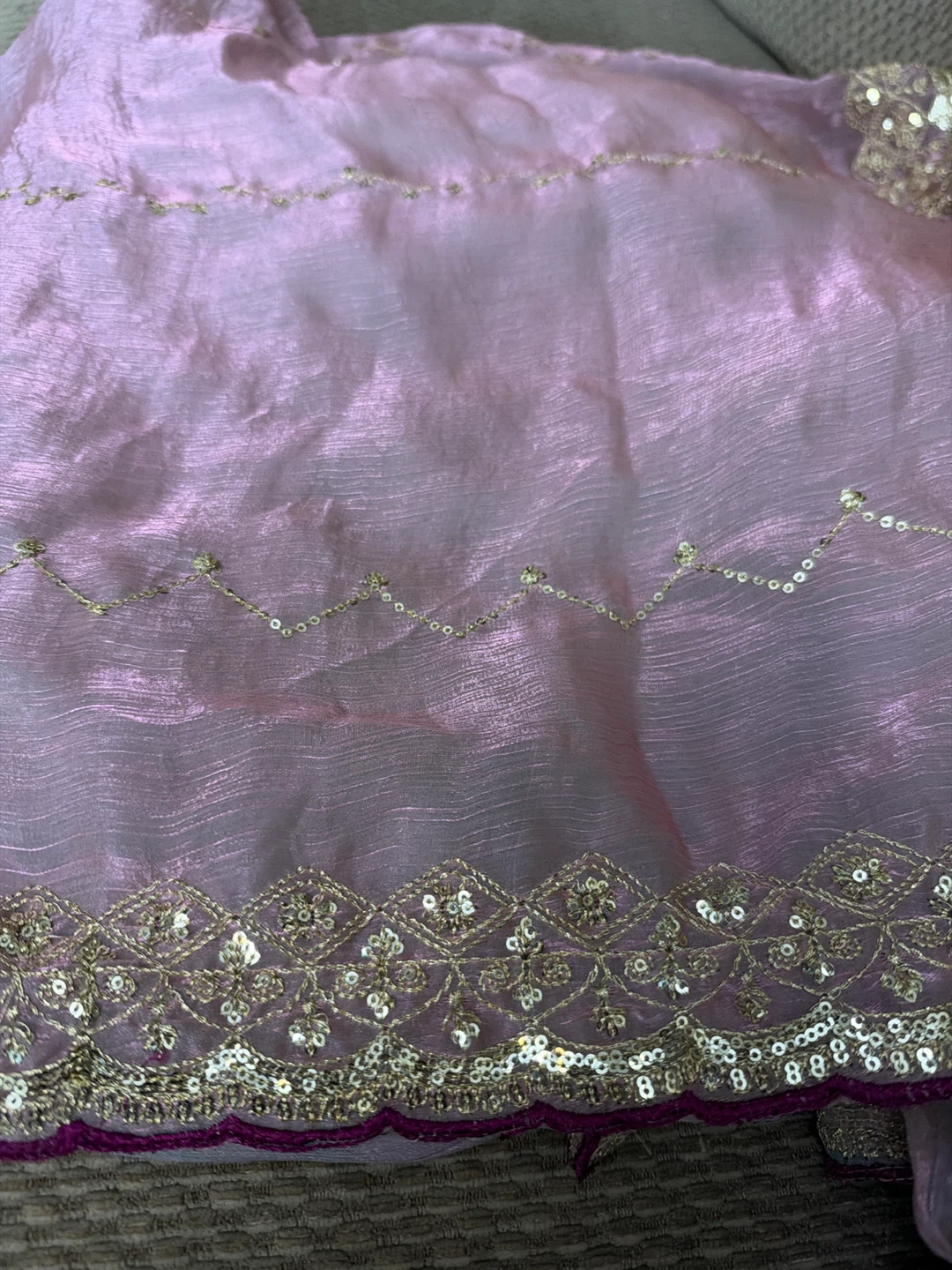 Deep Purple Embellished Blouse - photo 2