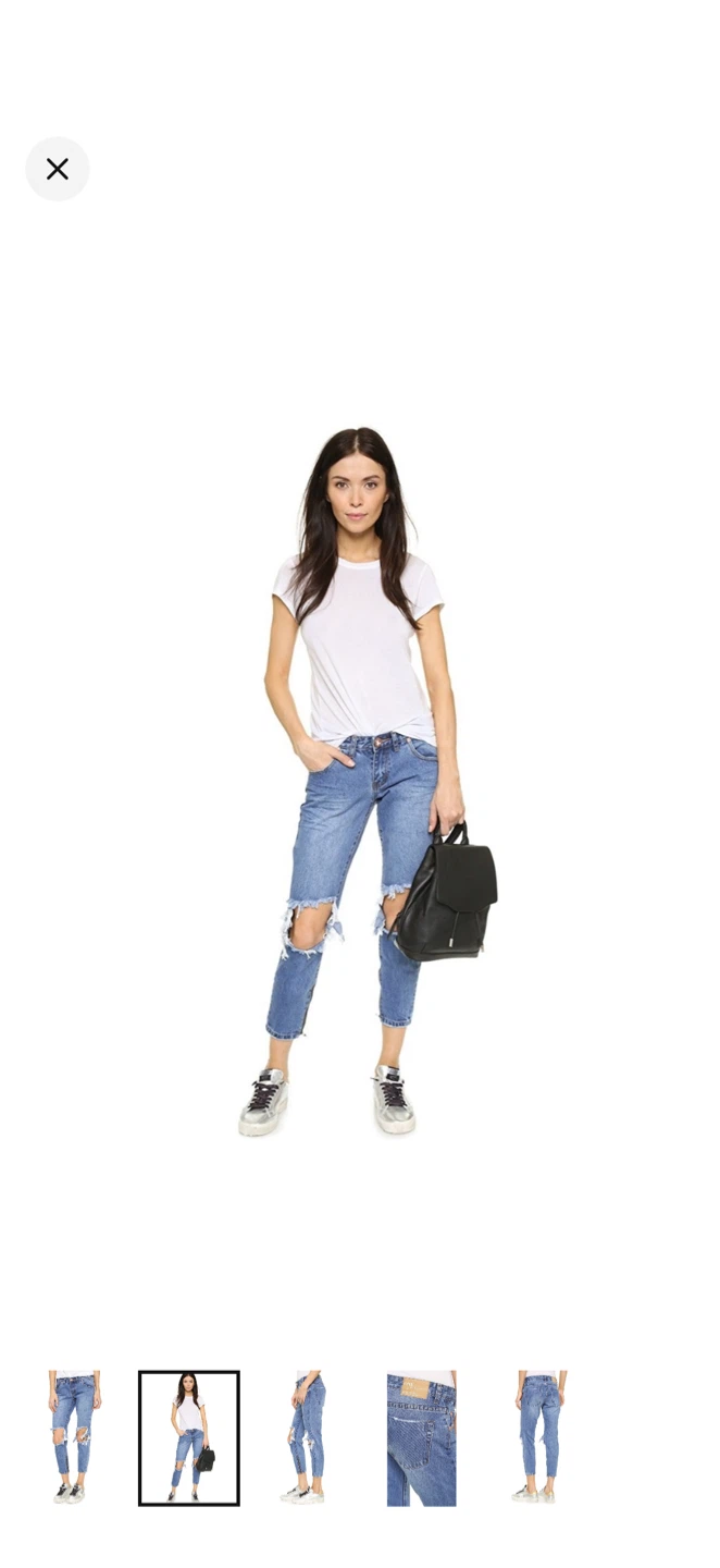 Free people X One Teaspoon Distressed Denim Jeans - photo 2