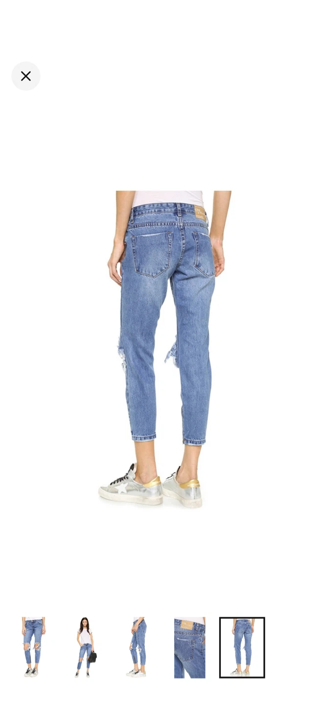 Free people X One Teaspoon Distressed Denim Jeans - photo 3